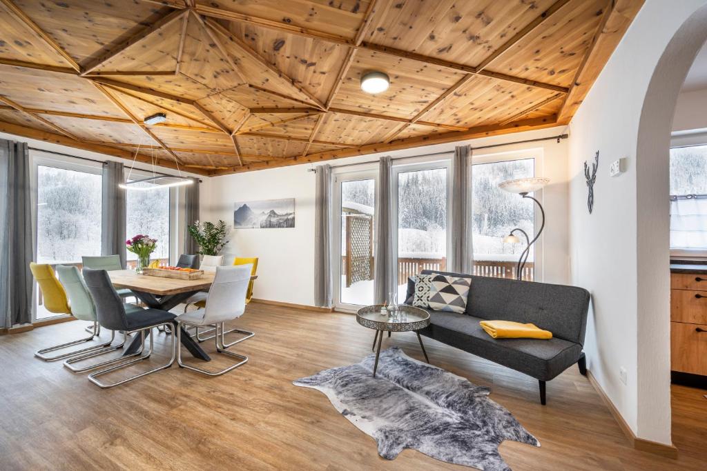 Posezení v ubytování Ferienwohnung Weiß