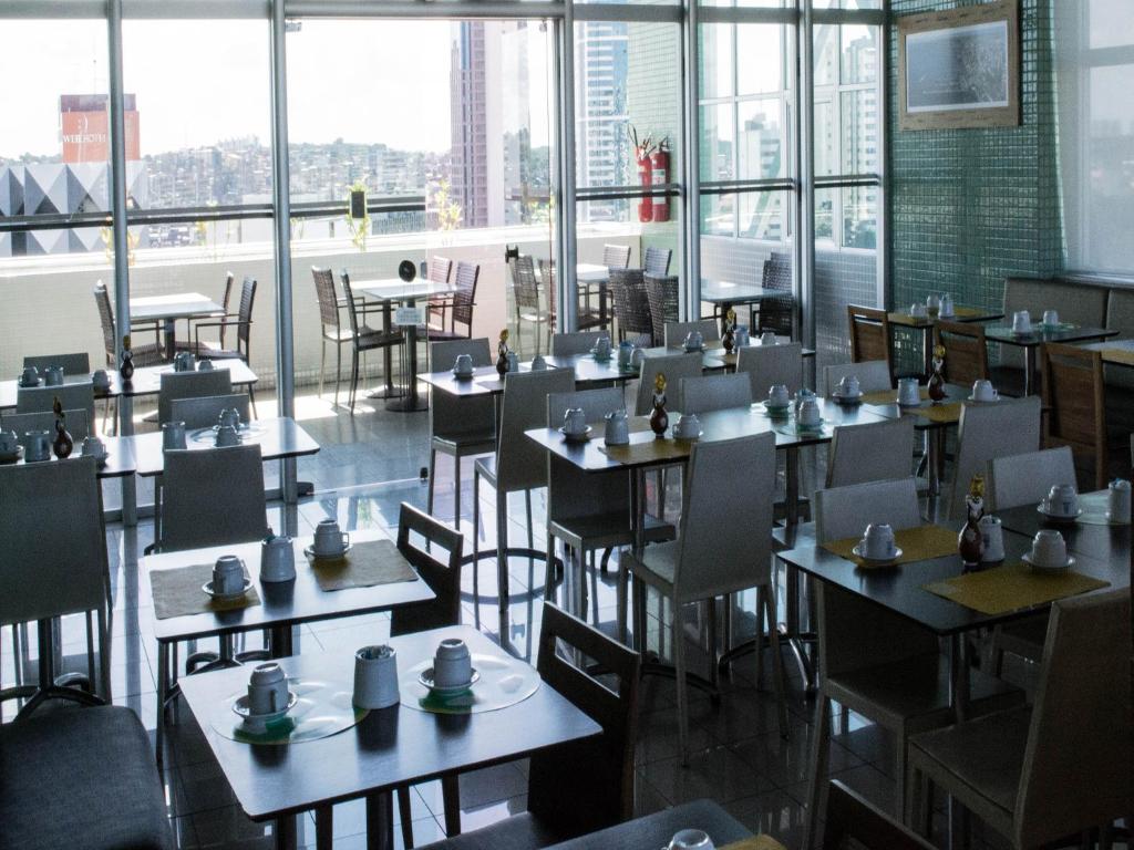 Restaurace v ubytování Iguatemi Business & Flat by Avectur