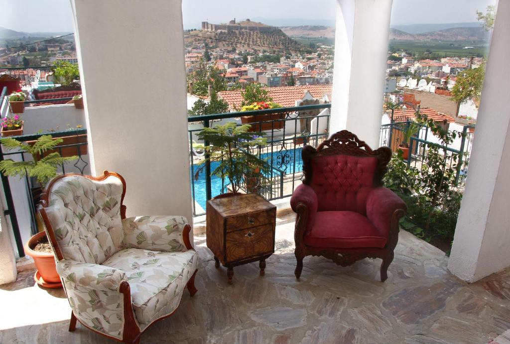 Nespecifikovaný výhled na hory nebo výhled na hory při pohledu z bed and breakfast