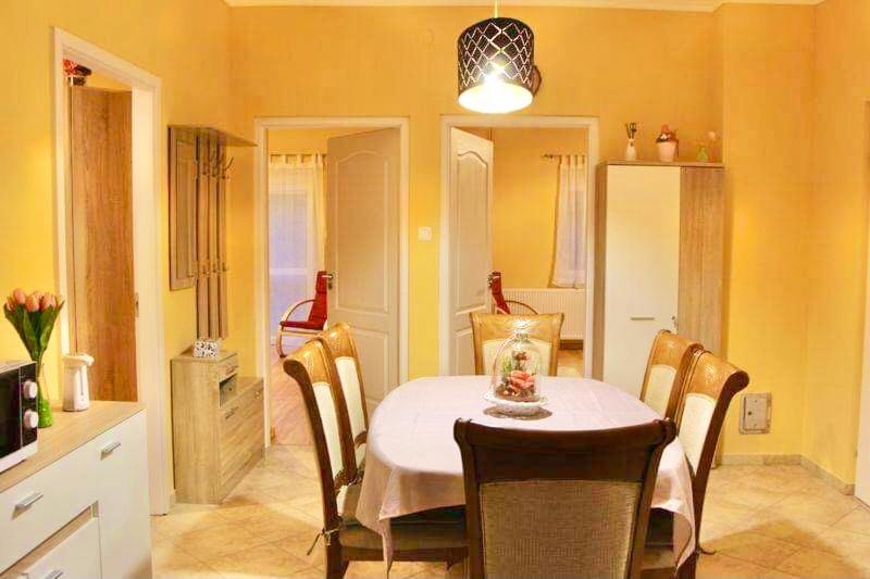 Posezení v ubytování Relax Wellness Apartman