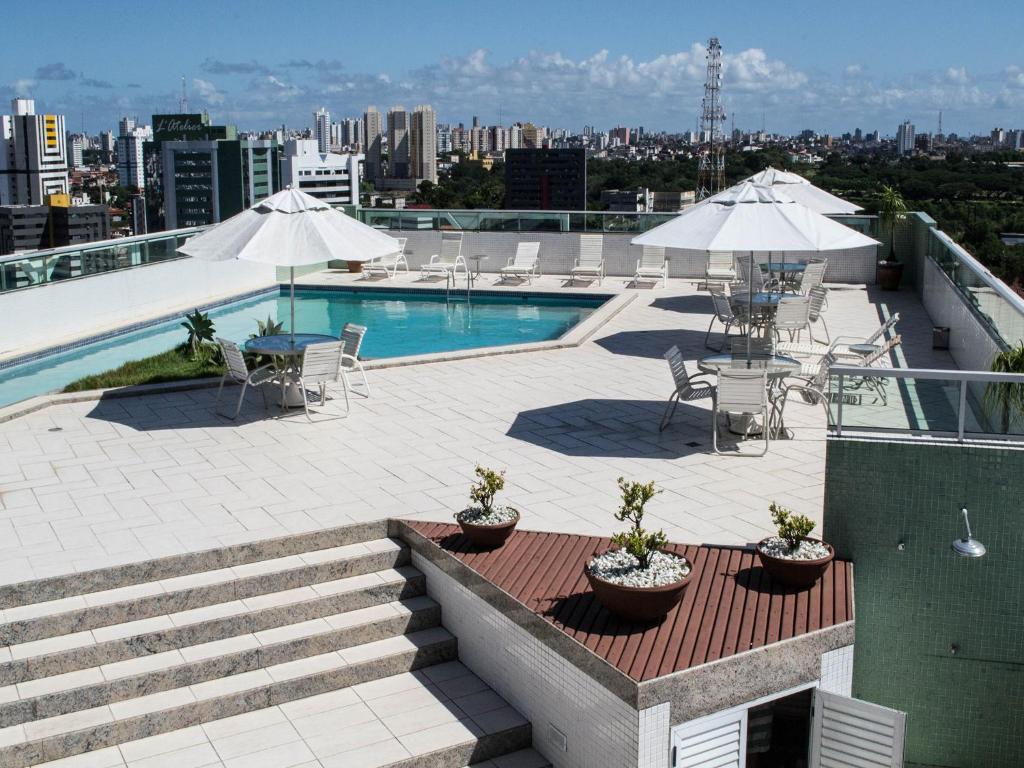 Bazén v ubytování Iguatemi Business & Flat by Avectur nebo v jeho okolí