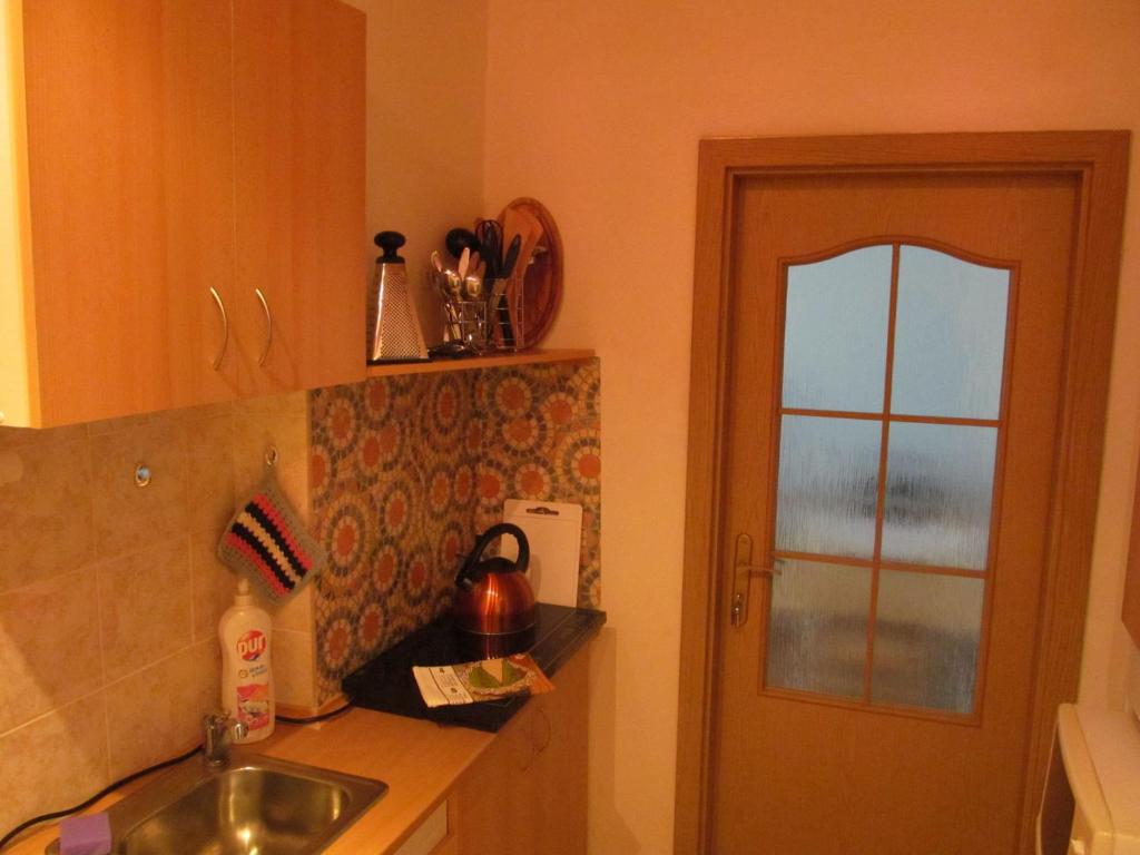 Kuchnia lub aneks kuchenny w obiekcie Apartma Františkovy Lázně