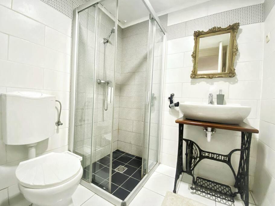 Kúpeľňa v ubytovaní A10 Budapest Center Aparthotel