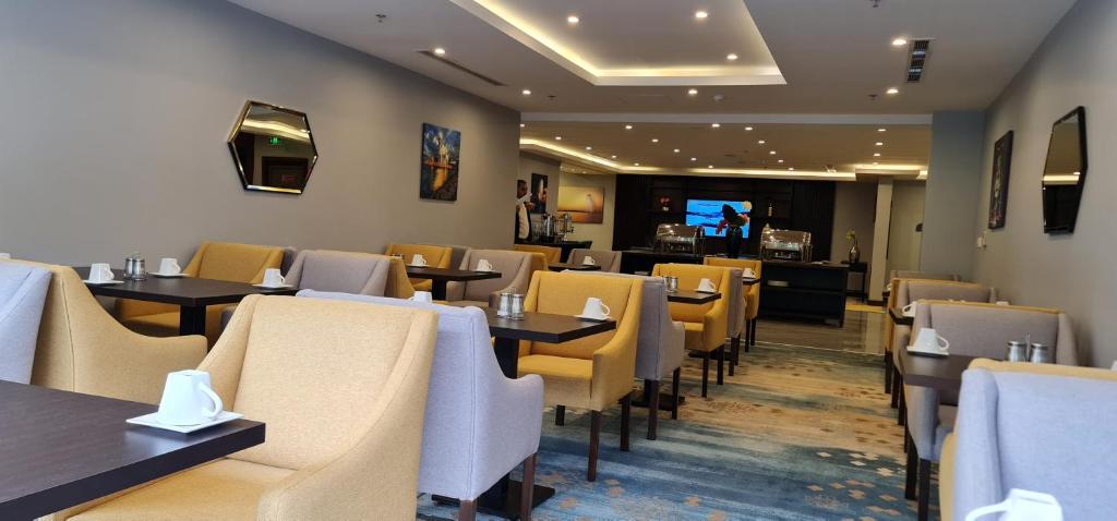 Istumisnurk majutusasutuses Signature Guest Hotel فندق إمضاء النزيل الفندقية