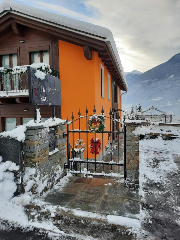 Nespecifikovaný výhled na hory nebo výhled na hory při pohledu z bed and breakfast