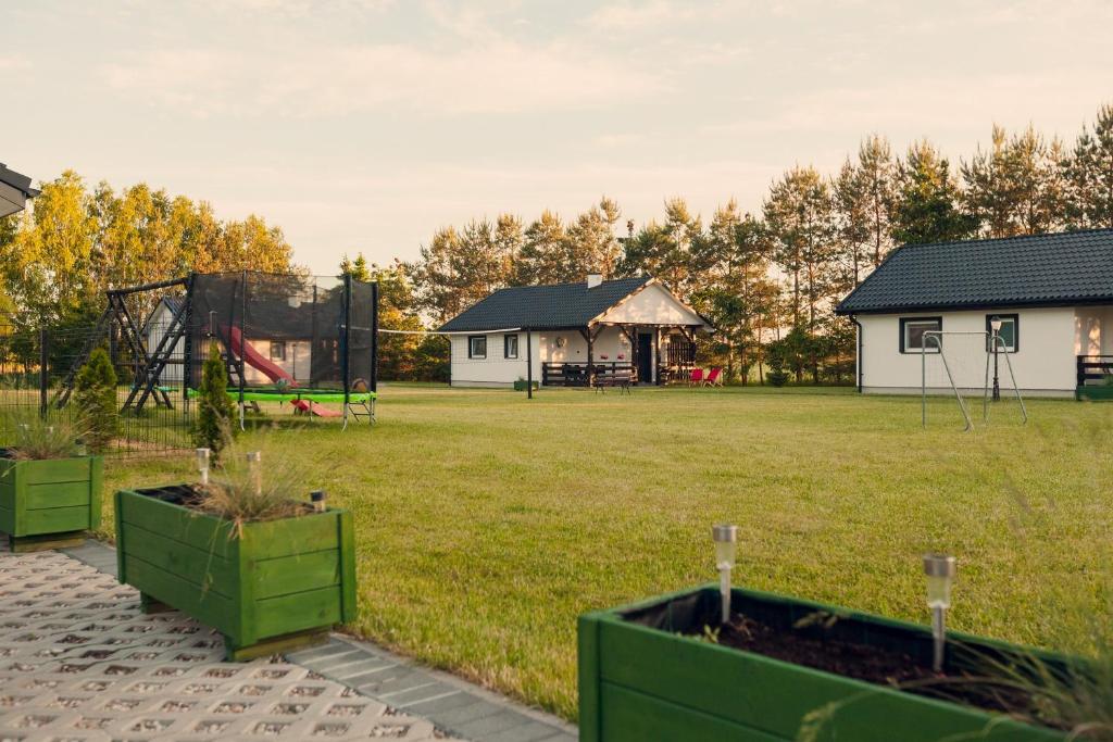 Zahrada ubytování Domki Letniskowe Aleksandra