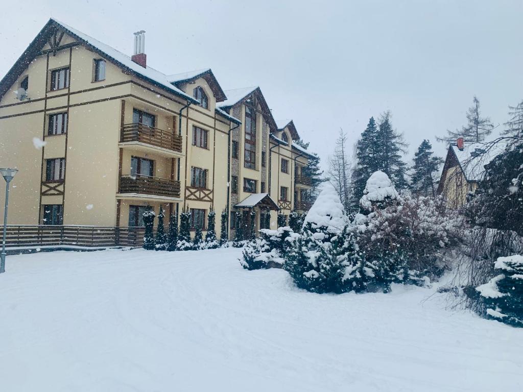 Apartmán Lesníček during the winter