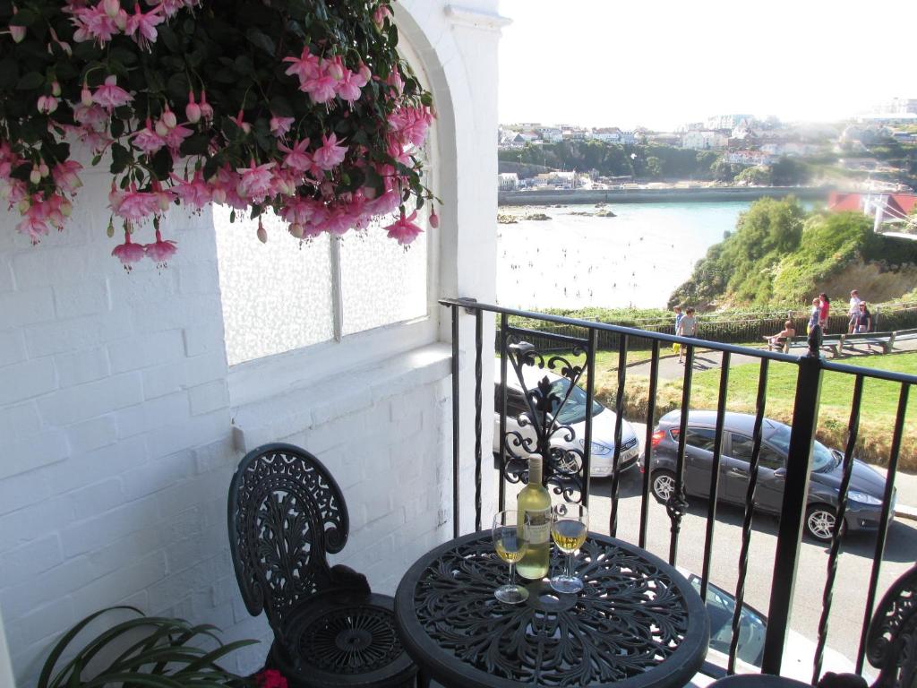 Balkón nebo terasa v ubytování Tregella Guest House