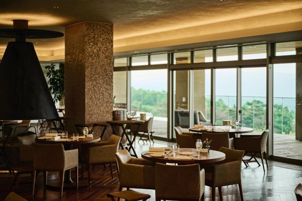 Restaurace v ubytování THE HIRAMATSU KARUIZAWA MIYOTA