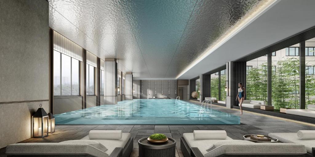 Bazén v ubytování Prime Hotel Beijing Wangfujing nebo v jeho okolí