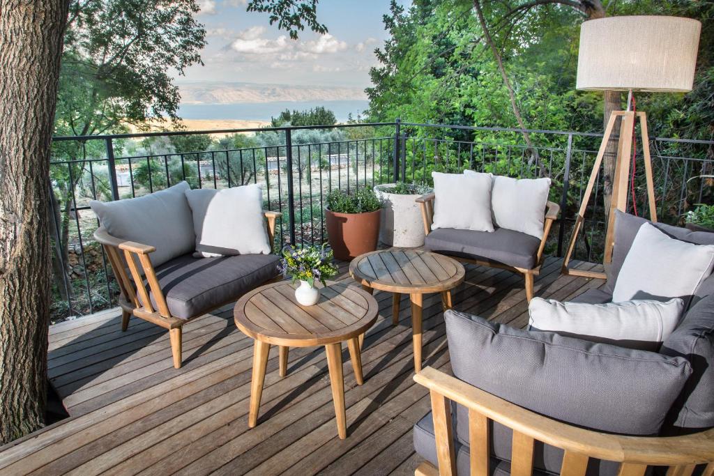 Balkón nebo terasa v ubytování Mizpe Hayamim by Isrotel Exclusive