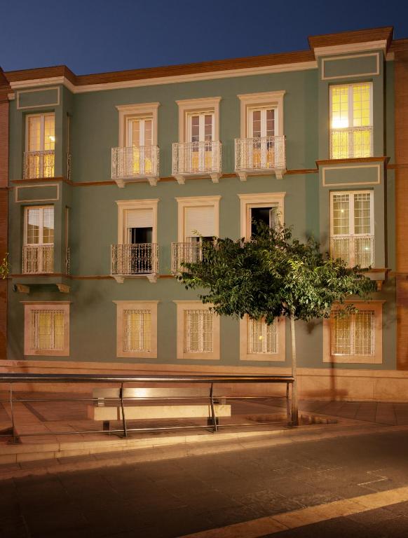 Budova, kde se aparthotel nachází