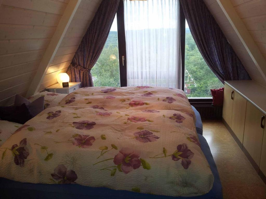 Postel nebo postele na pokoji v ubytování Ferienhaus Düperthal