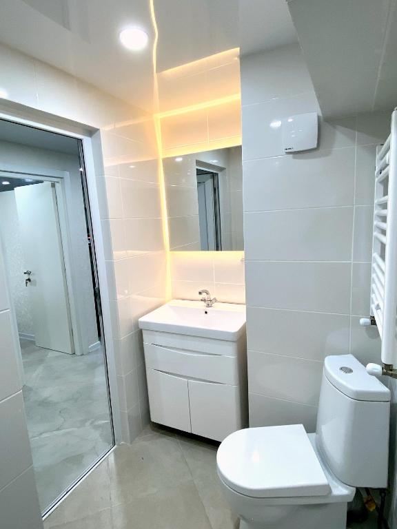Koupelna v ubytování GSS Apartment