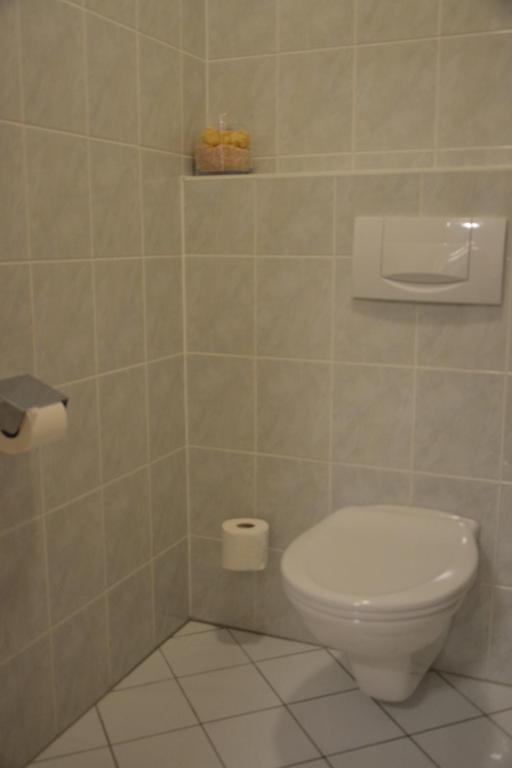 Koupelna v ubytování Hotel am Römerweg