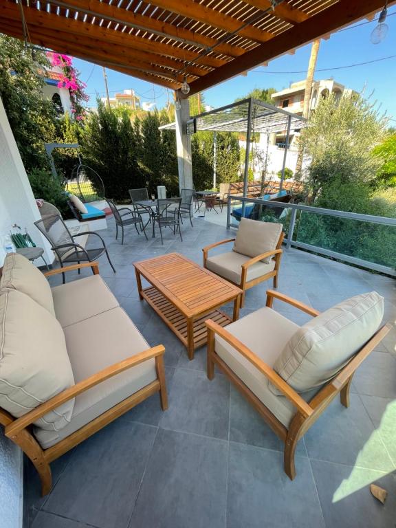 Balkón nebo terasa v ubytování SCALA APARTS & STUDIOS - Rhodes