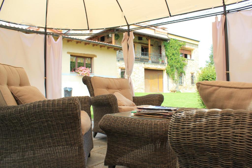 Posezení v ubytování Hotel Rural Valle del Tuejar