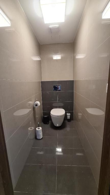 Koupelna v ubytování Horní Mísečky - apartmán M20