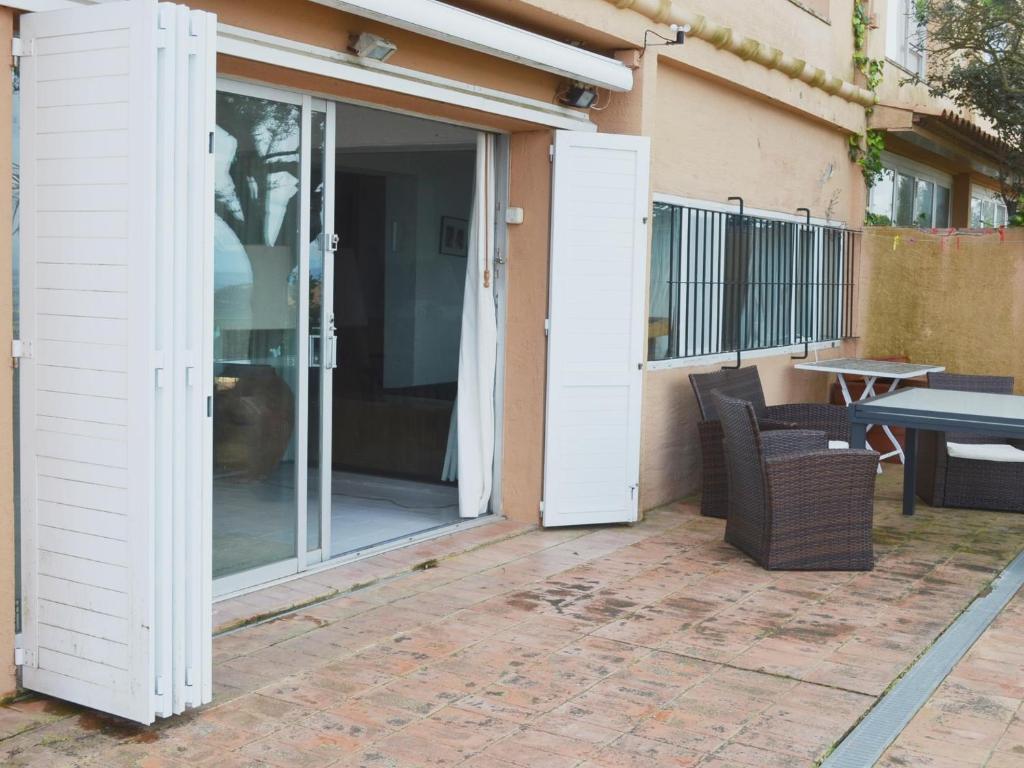 Patio nebo venkovní prostory v ubytování Apartament singer