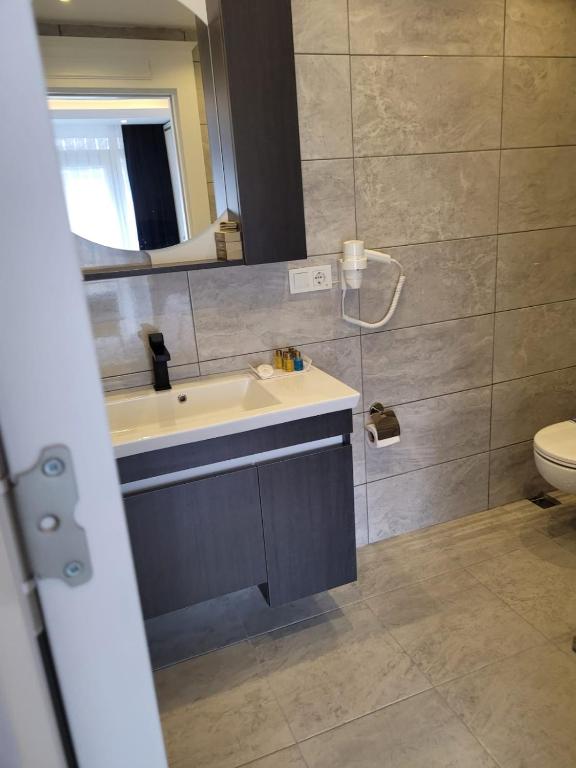 Koupelna v ubytování Mr BEYAZ HOTEL
