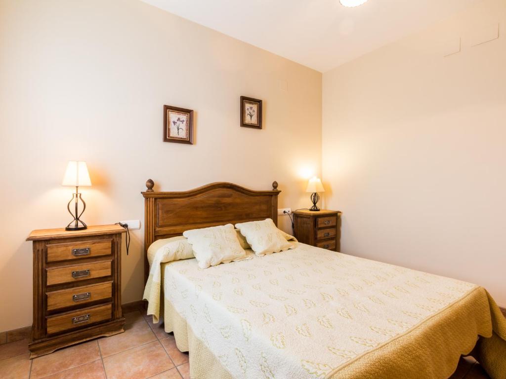 Postel nebo postele na pokoji v ubytování Camino de los molinos