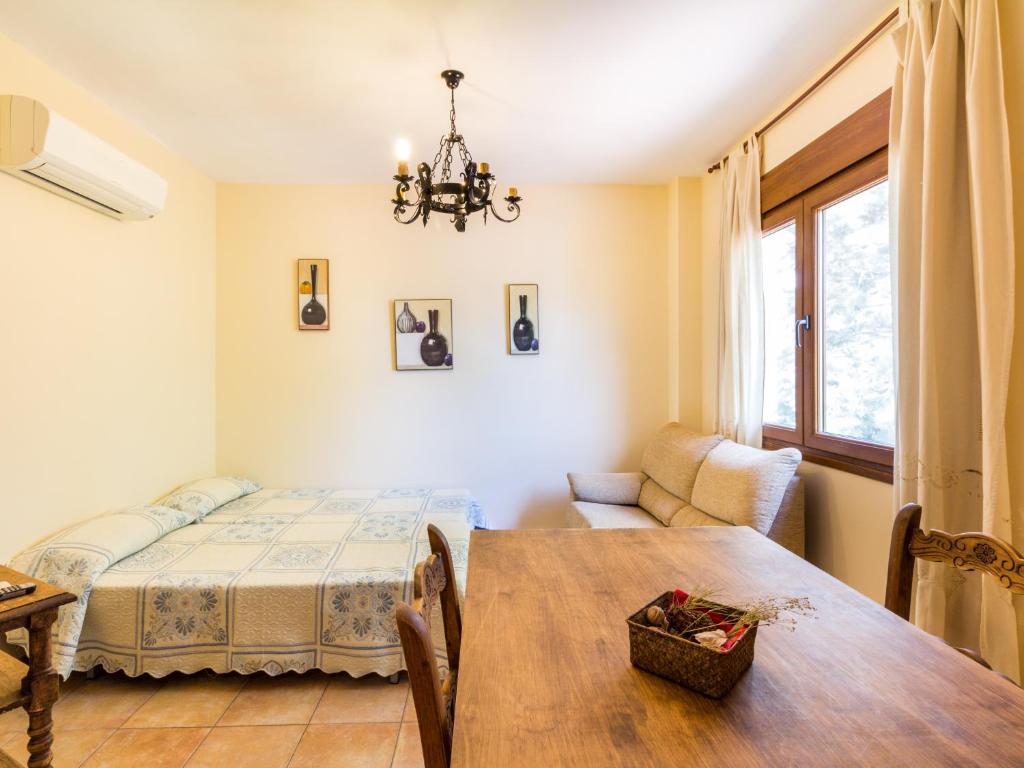Postel nebo postele na pokoji v ubytování Camino de los molinos