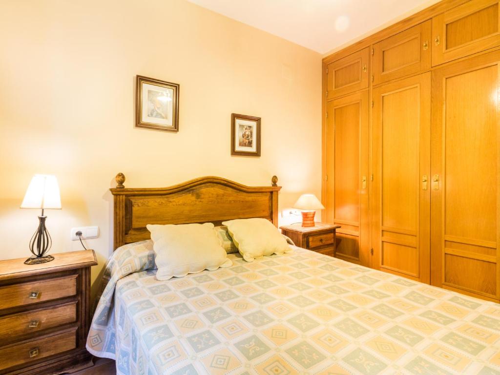 Postel nebo postele na pokoji v ubytování Camino de los molinos