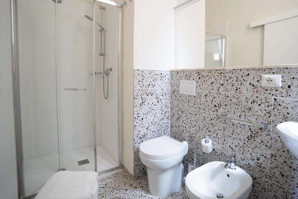 Łazienka w obiekcie Albergo Centrale