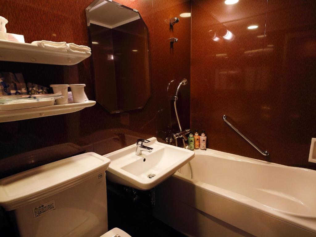 Koupelna v ubytování Hotel Monterey Akasaka