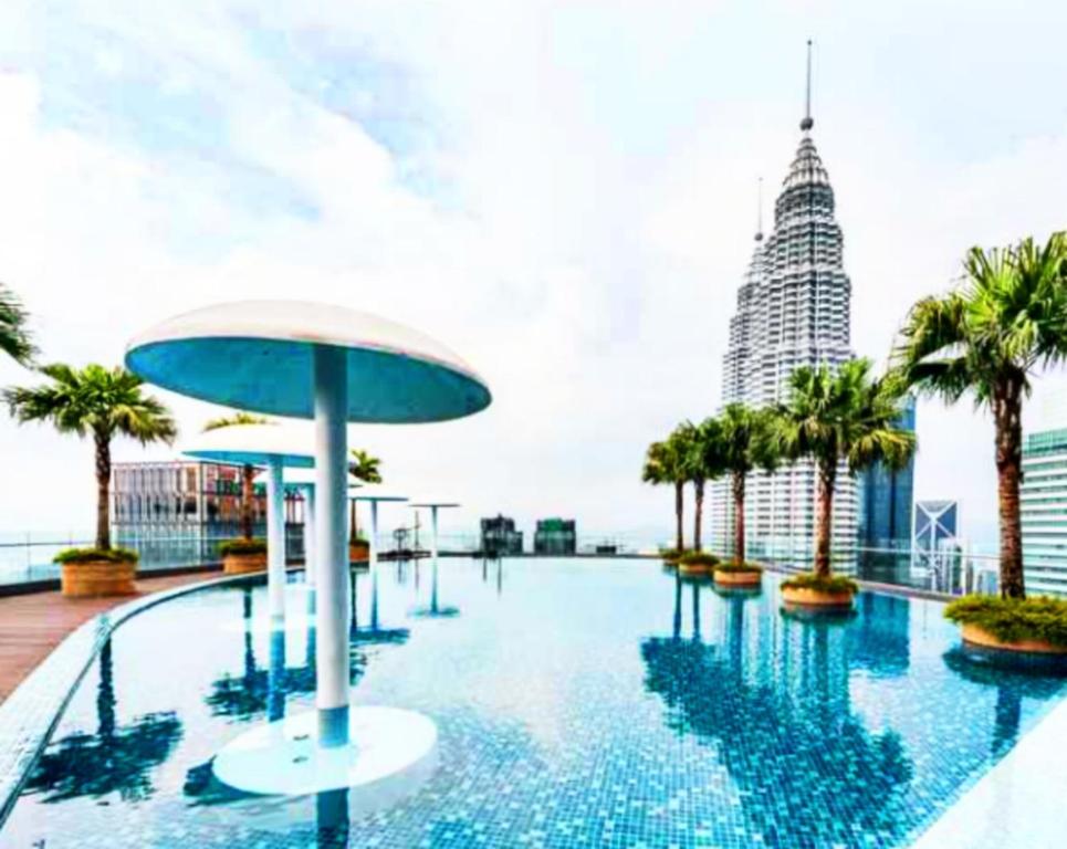 Hotel with private pool in room kl