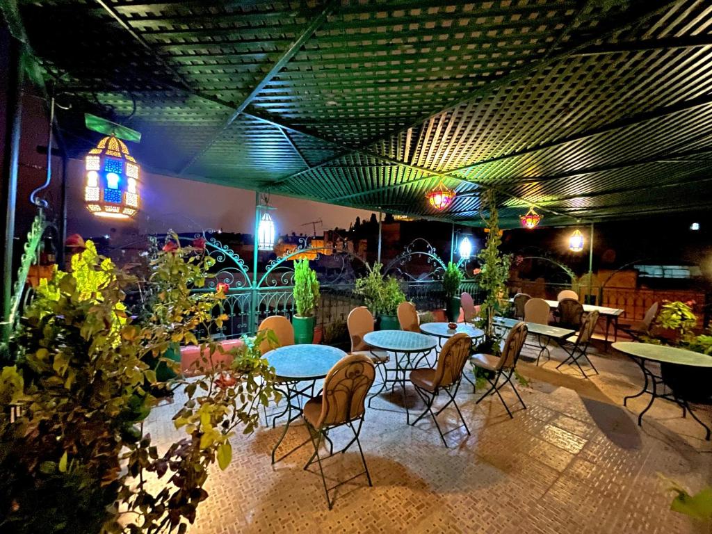 Restaurace v ubytování Riad Dar Guennoun