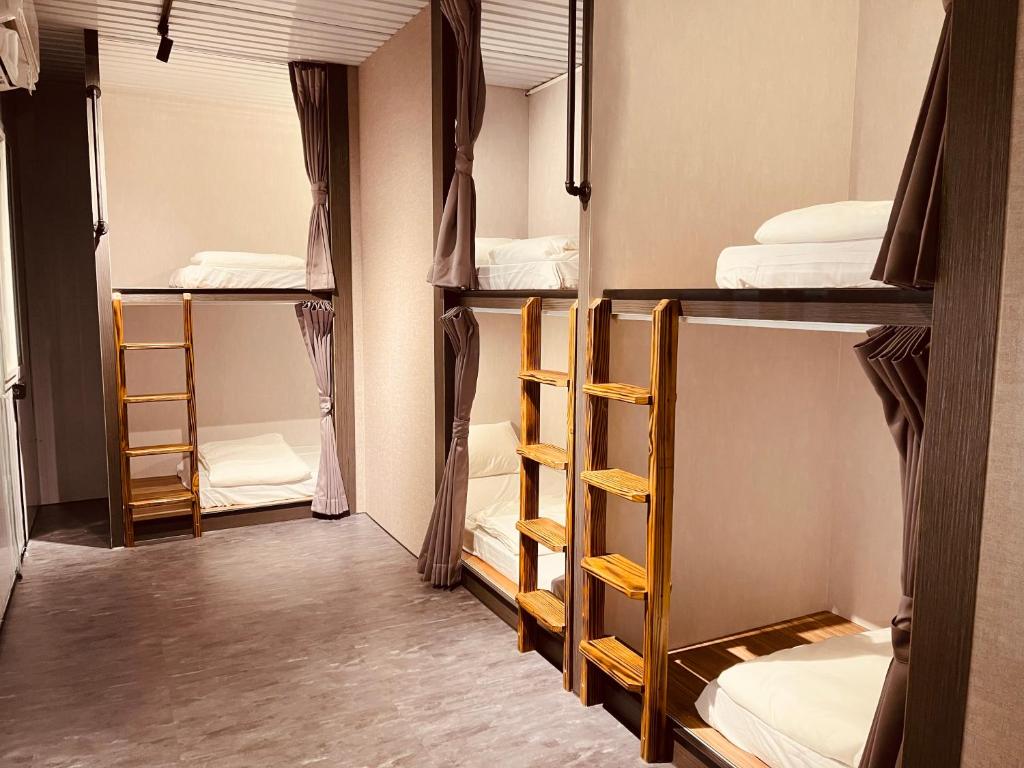 Postel nebo postele na pokoji v ubytování 東澳海安獨木舟背包客棧Hai An 2 Hostel