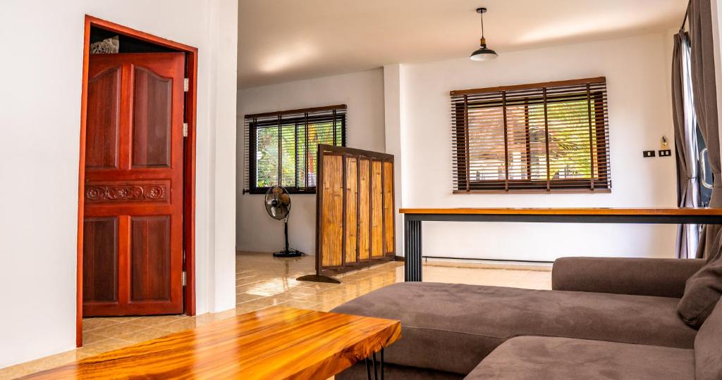 Posezení v ubytování Aqua Suites