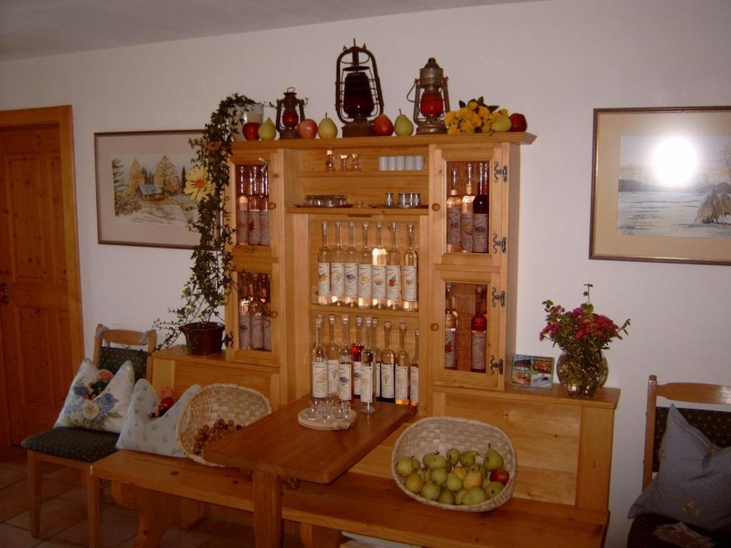 Nápoje v ubytování Gästehaus Herbstbauernhof