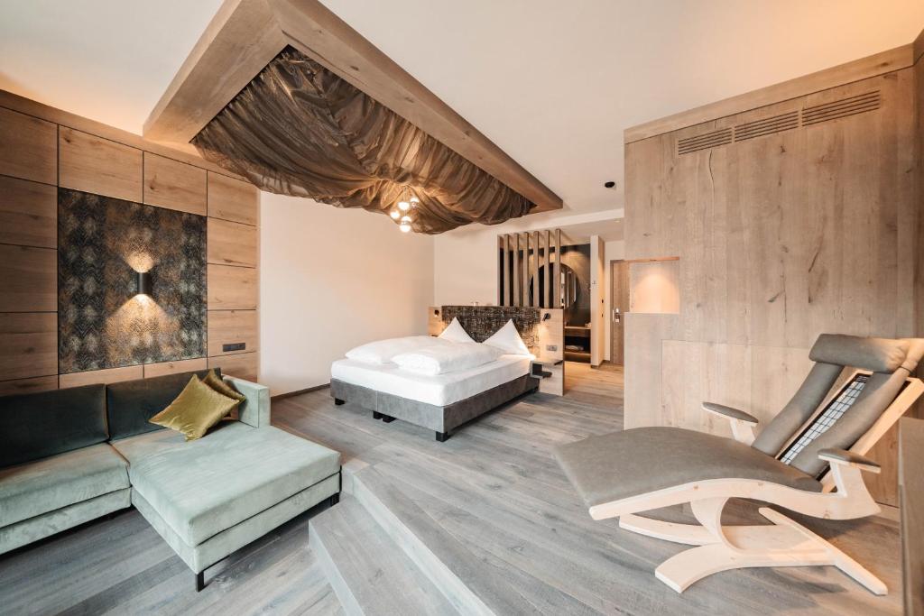 Posezení v ubytování Leitgam luxury Hotel for two