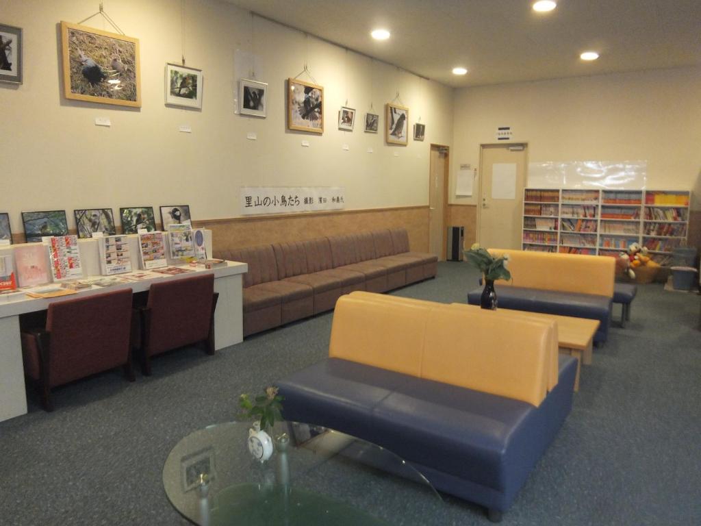 Setusvæði á Natural Onsen Hostel Hidamari no Yu