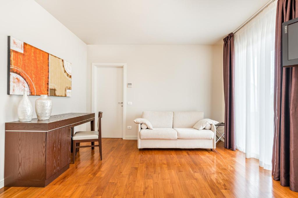 Posezení v ubytování Hotel & Residence Exclusive