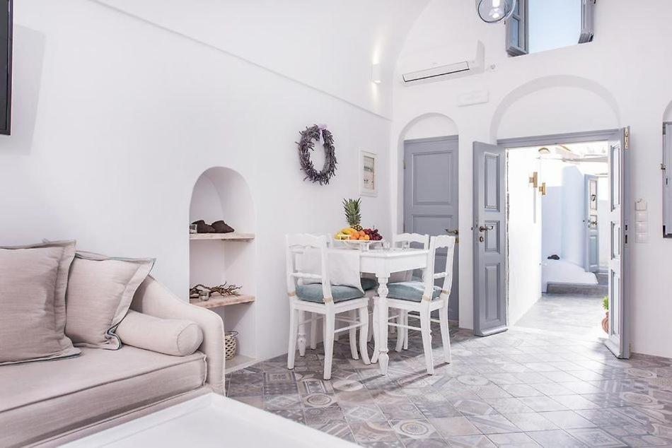 Posezení v ubytování Angels Villa Santorini
