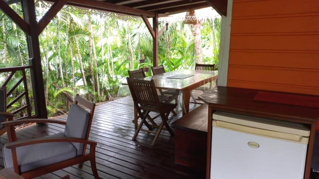 Zahrada ubytování Cap Martinique