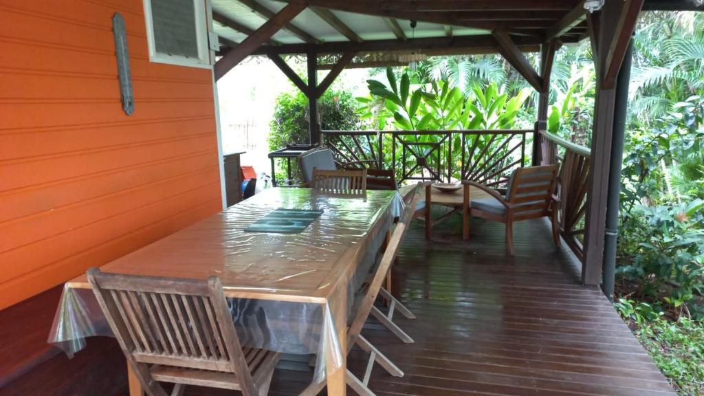 Balkón nebo terasa v ubytování Cap Martinique