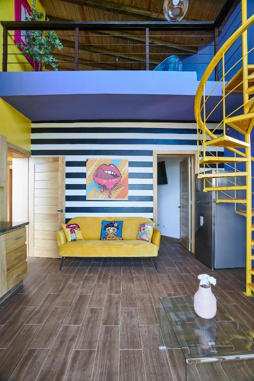 Fotografie z fotogalerie ubytování Villa Favella-Pop-Art-View-7BR-Jamaca De Dios-Balcony-Dream v destinaci Jarabacoa