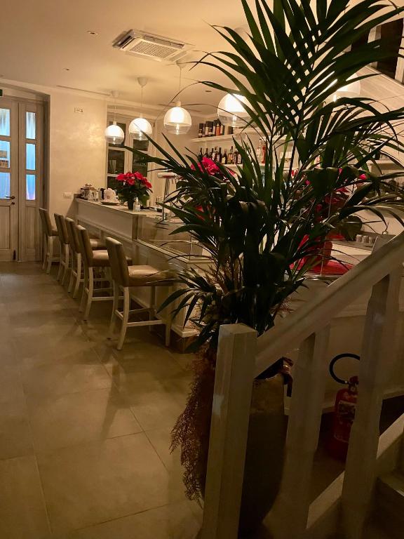 Restaurace v ubytování Antica locanda al Gelso