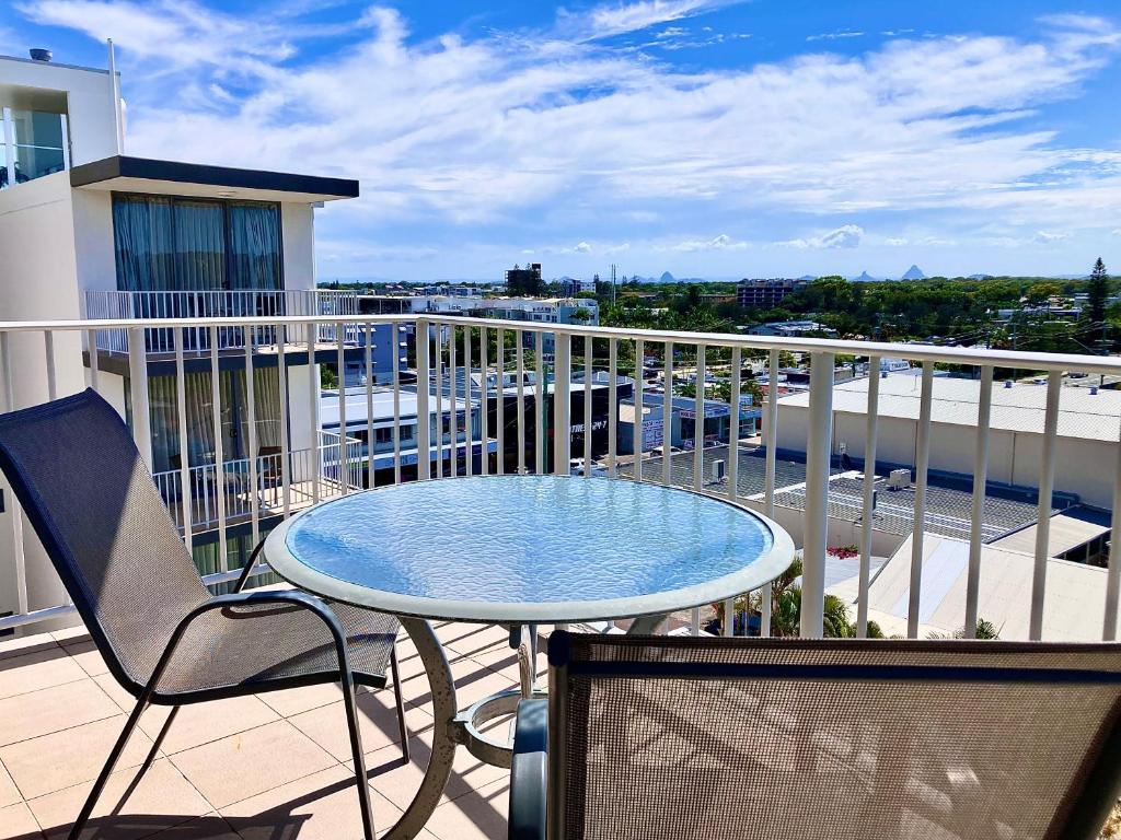 Balkón nebo terasa v ubytování Ocean Views Resort Caloundra