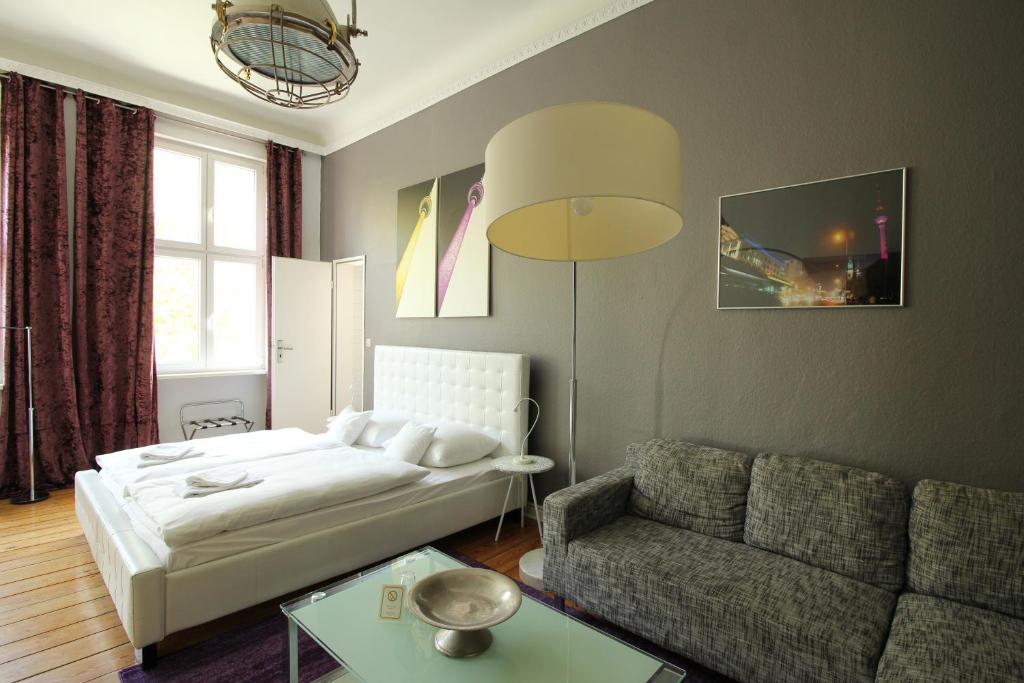 Postel nebo postele na pokoji v ubytování ArtHotel Connection