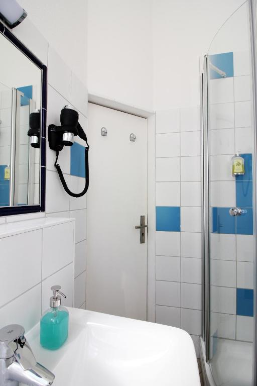 Koupelna v ubytování ArtHotel Connection