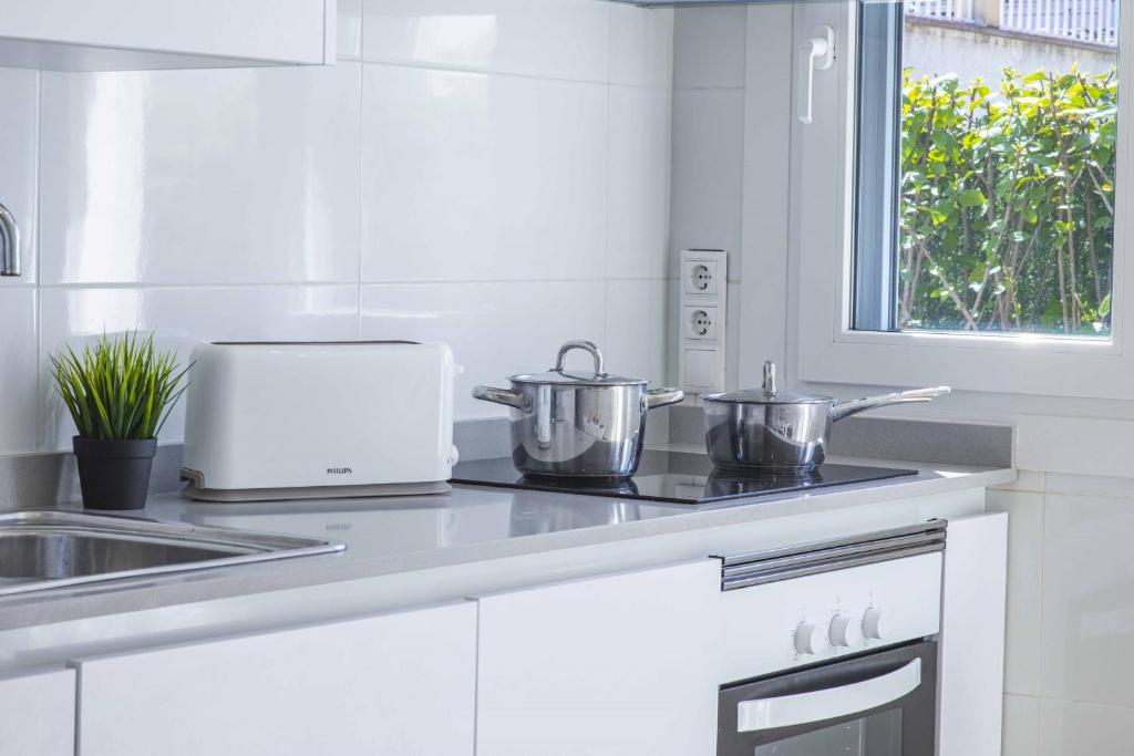 A kitchen or kitchenette at Villa Diana