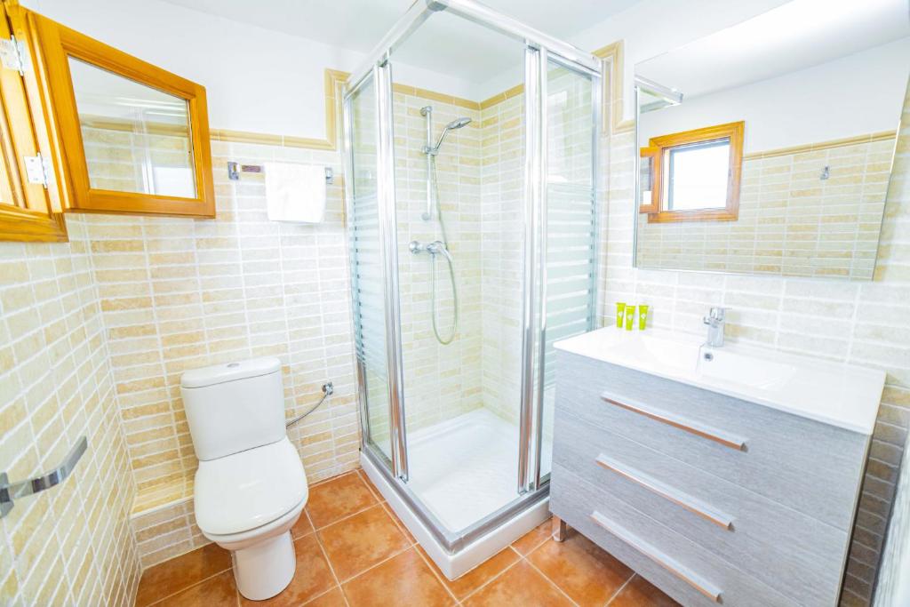 Koupelna v ubytování Villa Ca na Quarta