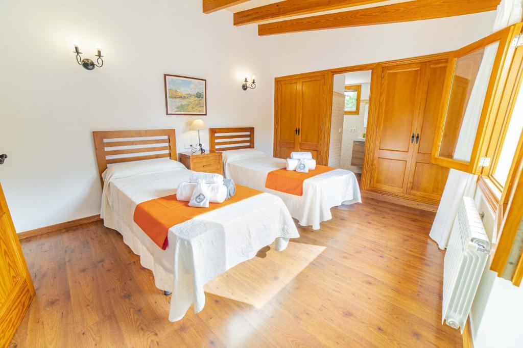 Postel nebo postele na pokoji v ubytování Villa Ca na Quarta