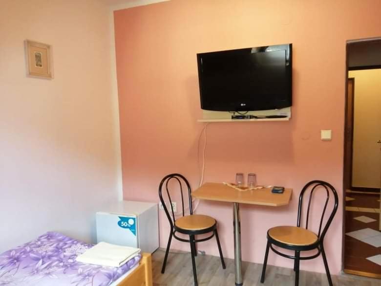 TV a/nebo společenská místnost v ubytování Penzion Na Bařinách