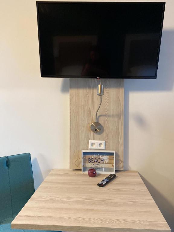 TV a/nebo společenská místnost v ubytování Boardinghouse am Borkumkai